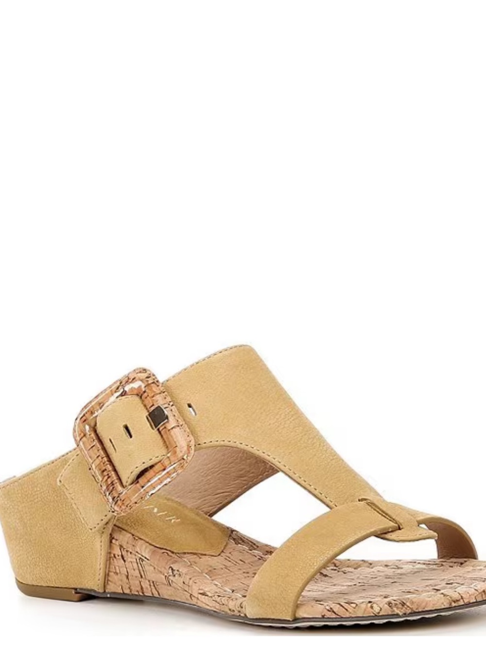 Donald J Pliner Ofelia Adjustable Leather Slide Wedge Sandals Size 10M